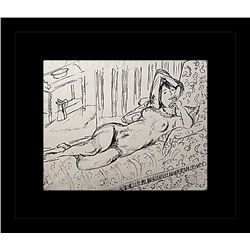 Henri Matisse Erotic Sketch Lithograph