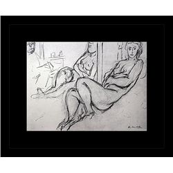 Henri Matisse Erotic Sketch Lithograph