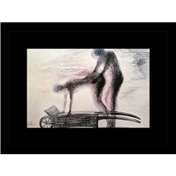 Salvador Dali Erotic Sketch Lithograph