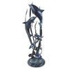 Image 1 : DOLPHIN SEASCAPE BRONZE SCULPTURE