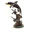 Image 1 : DOLPHIN & FRIENDS BRONZE SCULPTURE