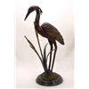 Image 1 : CRANE BRONZE SCULPTURE