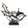Image 1 : SCHOOL OF DOLPHIN CAST IRON SCULPTURE
