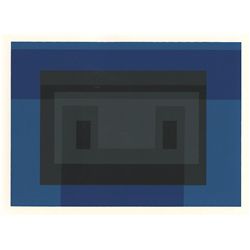 JOSEF ALBERS SILKSCREEN VARIANT ON A THEME