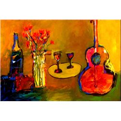 AMARO "UNA CANCION PARA DOS" HAND SIGNED GICLEE