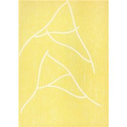 JEAN ARP ORIGINAL COLOR WOODCUT, 1948