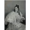 Image 1 : 1848 ANTIQUE ENGRAVING "CLARA HARLAND"