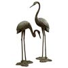 Image 1 : LARGE GARDEN CRANE PAIR