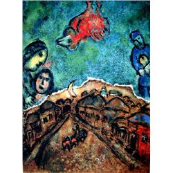 MARC CHAGALL "STREET IN THE VILLAGE"