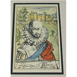 DALI ANTIQUE LITHOGRAPH (1945)