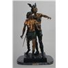 Image 1 : "VIKING & SON" BRONZE SCULPTURE - C.  LARORTE