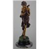 Image 1 : "MANDOLIN ON BACK" BRONZE SCULPTURE - A. MOREAU