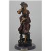 Image 1 : "SHEPHERDESS" BRONZE SCULPTURE - A.  MOREAU