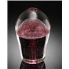 Image 1 : ART GLASS PINK JELLYFISH GLOW IN THE DARK