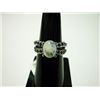 Image 1 : NATURAL 27.00 CTW SEMI PRECIOUS RING .925 STERLING SILV