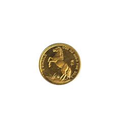 Singapore Gold 20th Ounce 1990 Horse