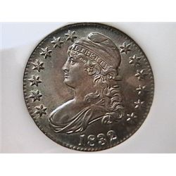 1832 Bust Half Ch MS64 PCI