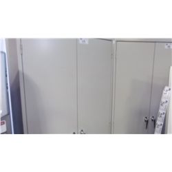 GREY 6 FT STATIONARY CUPBOARD