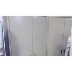 GREY 6 FT STATIONARY CUPBOARD