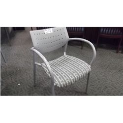 KEILHAUER ALTO GREY STACKING CLIENT CHAIR