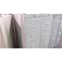 GREY LEGAL SIZE 4-DRAWER VERTICAL FILE CABINET