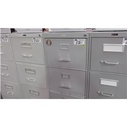 GREY LEGAL SIZE 4-DRAWER VERTICAL FILE CABINET