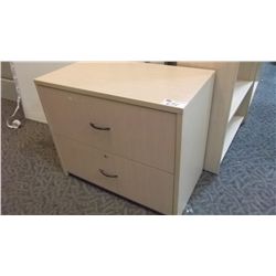 MAPLE 2-DRAWER LATERAL FILE CABINET