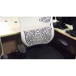 BLACK AND WHITE EURO STYLE TASK CHAIR