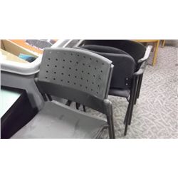 LOT OF 2 PEDASTALS, 7 OFFICE CHAIRS AND MOBILE