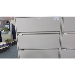 BEIGE 5-DRAWER LATERAL FILING CABINET