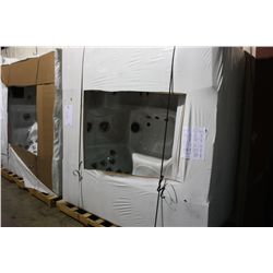 6PERSON, 1 LOUNGER, STERLING SILVER, SMOKE