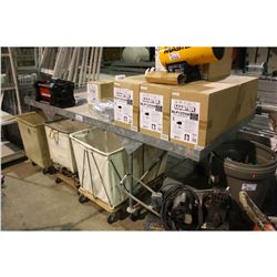 MOBILE GALVANIZED GREENHOUSE TABLE 8FT X 4FT