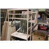 Image 1 : LARGE LOT OF WHITE EZ-RECT SHELVING
