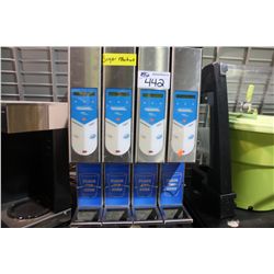 4 SS SHURESHOT SUGAR/SWEETNER MACHINES