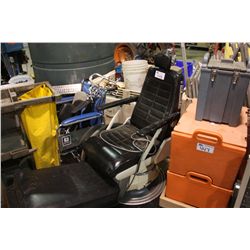JANITORIAL CART, WHEEL CHAIR & OPERATION CHAIR
