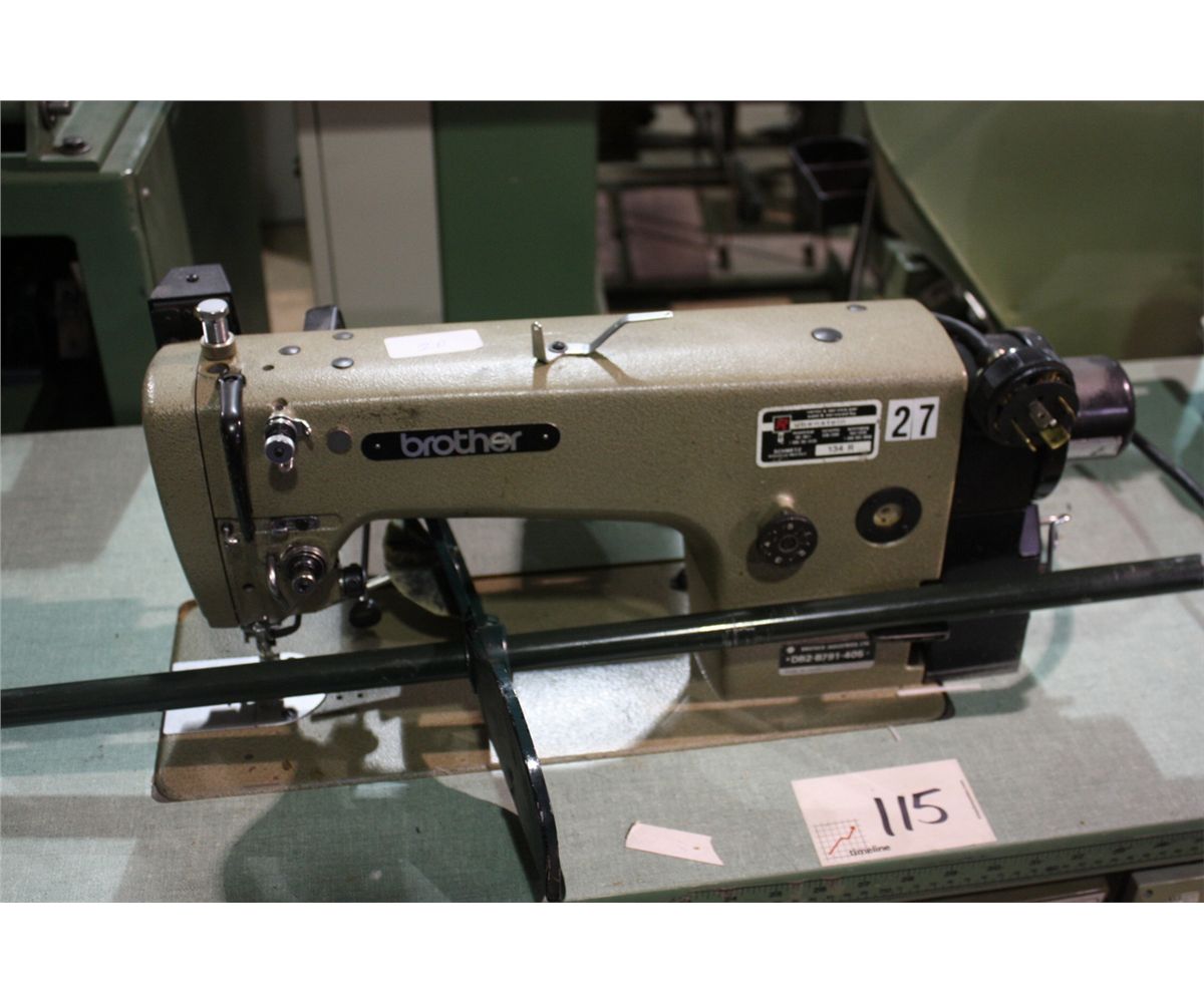 BROTHER DB2B791405 INDUSTRIAL SEWING MACHINE Able Auctions