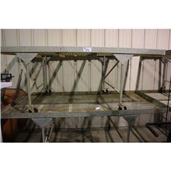 4FT X 8FT MOBILE METAL WORK TABLE