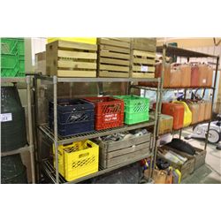 MOBILE SHELF & CONTENTS