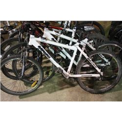 WHITE MIELE FRONT SUSPENSION MOUNTAIN BIKE
