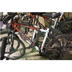 RED KONA FRONT SUSPENSION MOUNTAIN BIKE