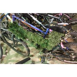 GREEN TREE MOUNTAIN & BLUE HUFFY MOUNTAIN BIKE