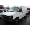 Image 1 : 2007 WHITE CHEVROLET EXPRESS CARGO VAN 82,055MILES