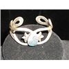 Image 2 : Sterling Spider Web Turquoise Stone Bracelet