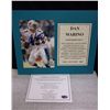 Image 1 : Dan Marino Autographed Matted COA