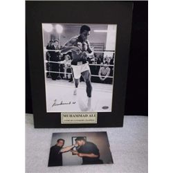 Muhammad ALI  Autographed Mat