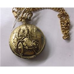 Gold Tone Pocket Watch Model A & Family