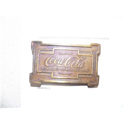 1976 Brass Coca-Cola Buckle