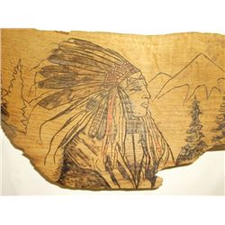 American Folk Art Indian Chief