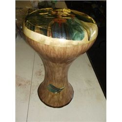 14" Tall Porcelain Drum