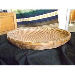 Vintage Handmade Indigenous Basket 2  ½” x 21 ¼”